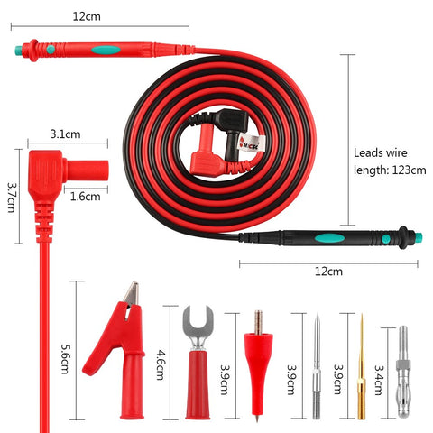 Micsoa soft grip handles on probes offer comfortable testing sessions.