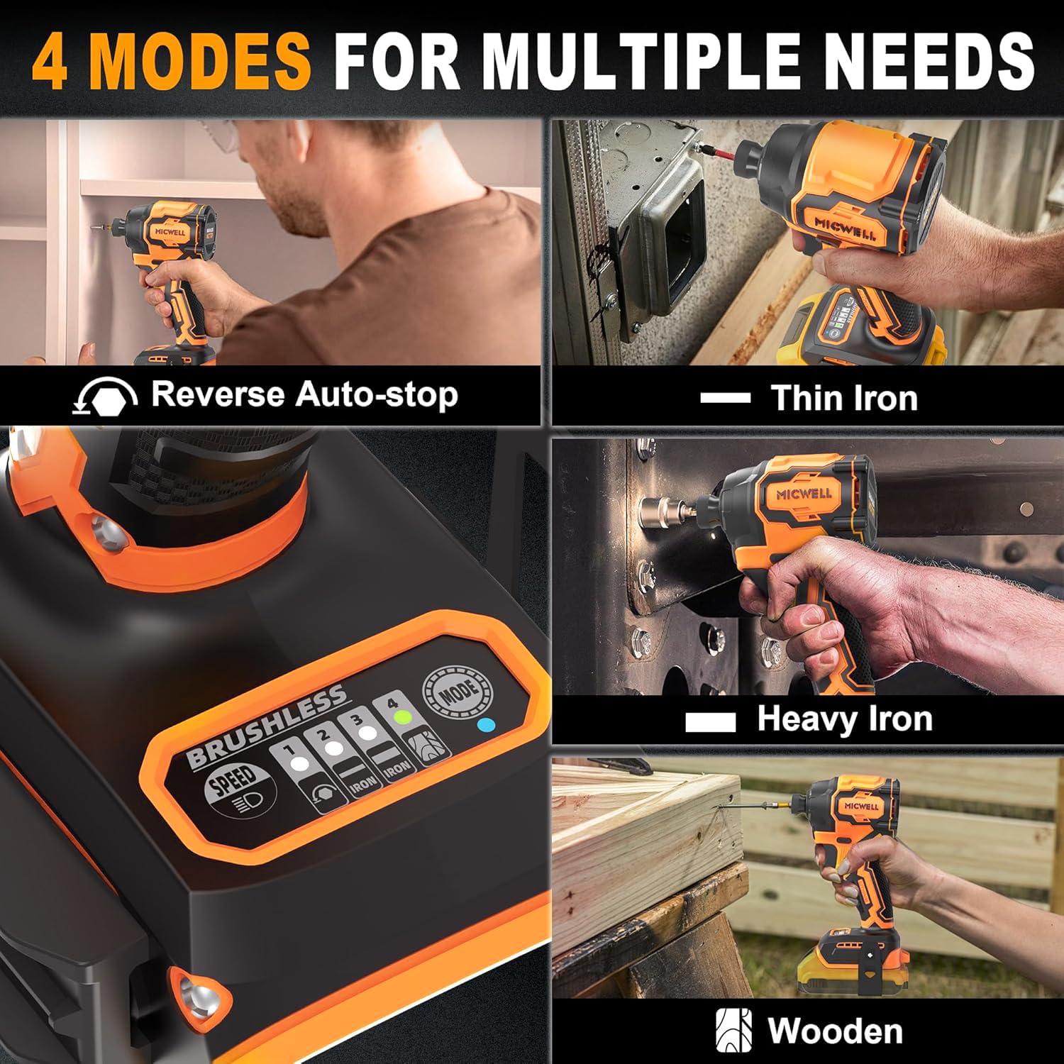 MICWELL belt clip and magnetic bit holder streamline bit changes on the job.
