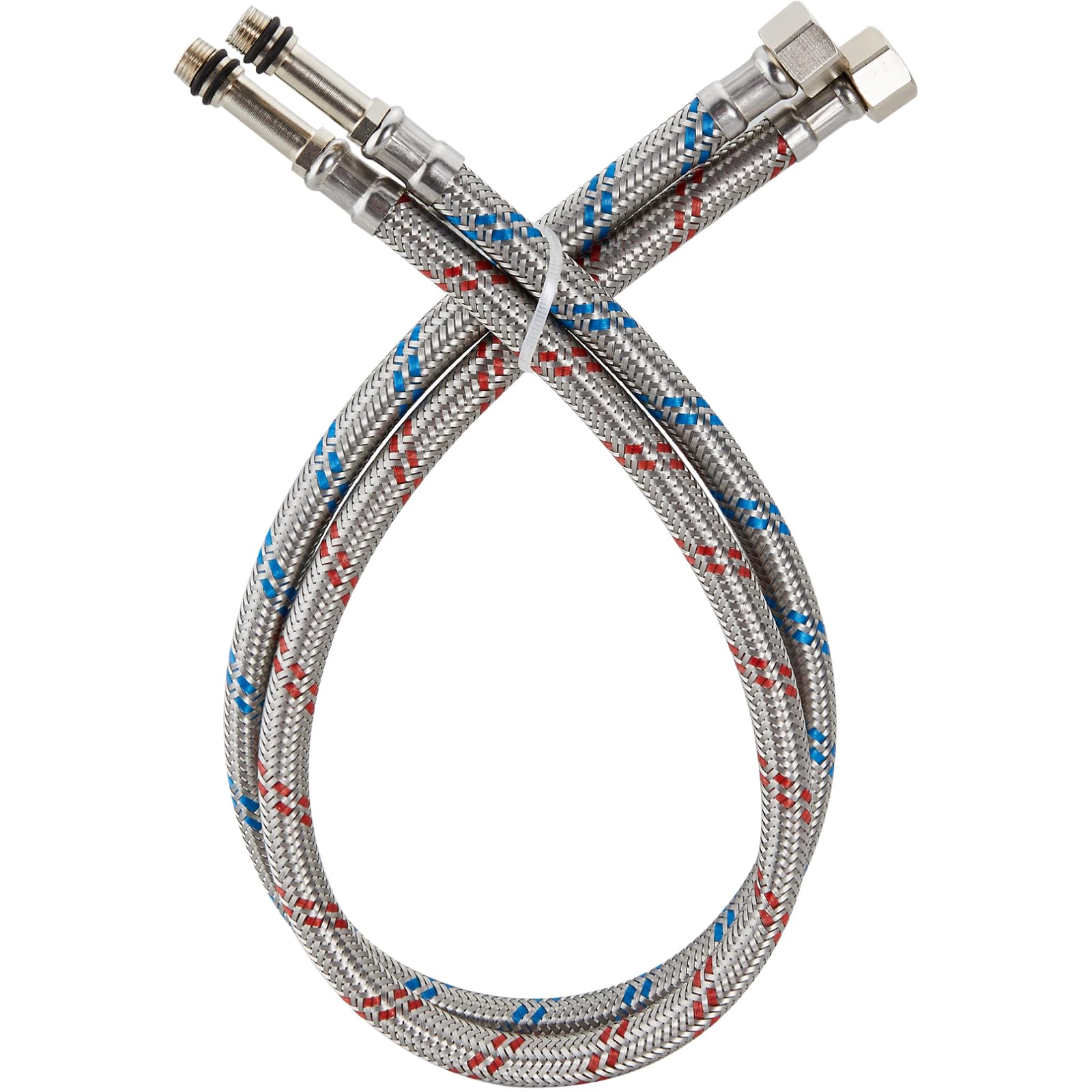 Midanya braided faucet hose exterior showing durable stainless steel braid for longevity