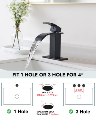Midanya pop-up drain included with the faucet for clean setup