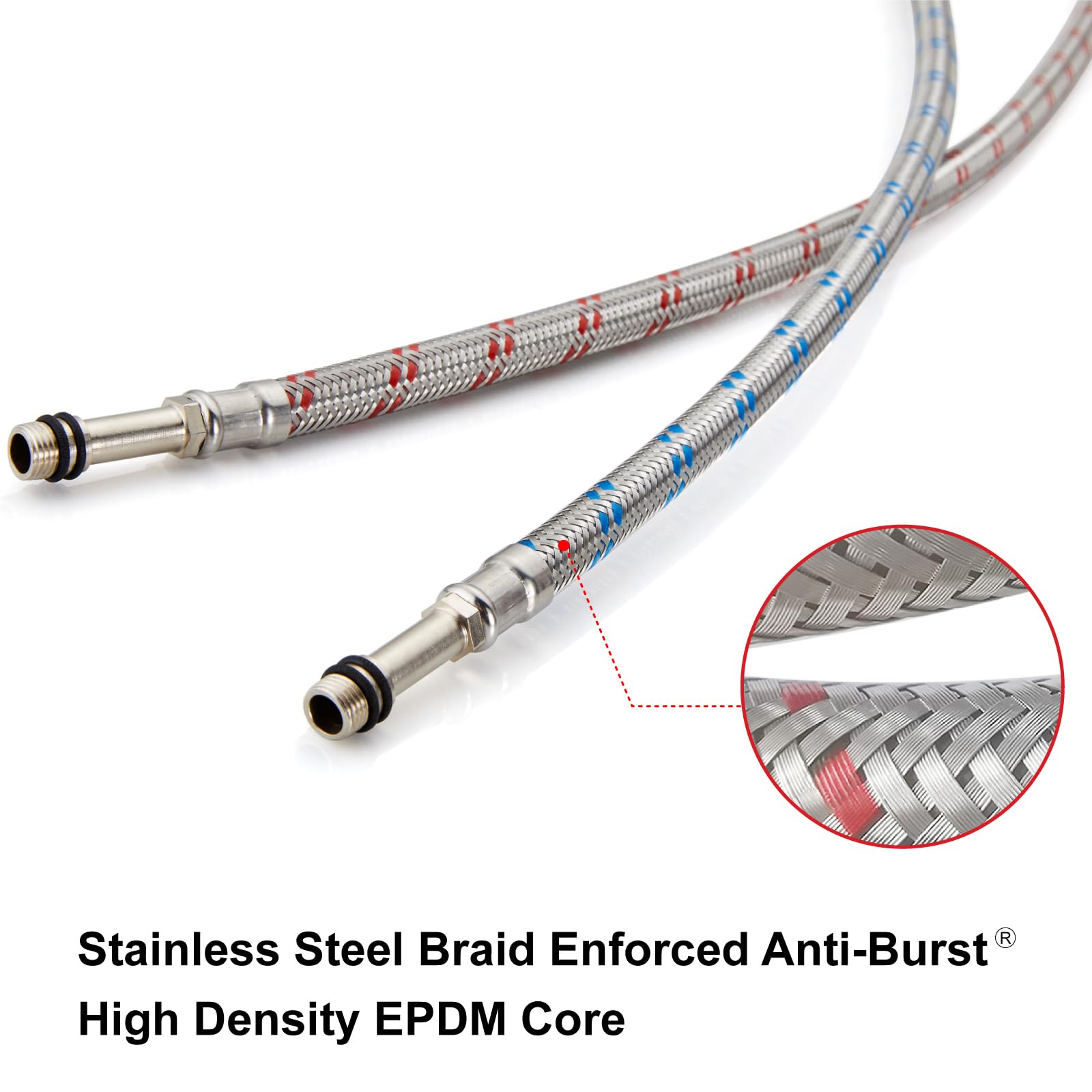 Midanya NSF/cUPC certified hose for safe drinking water connections