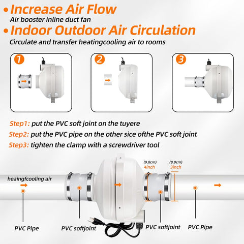 MIDCVFRUN quiet operation minimizes noise in living areas.