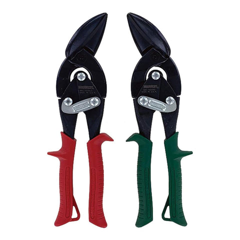 Midwest Snips Blackout left-offset aviation snip for precise straight cuts and curves.