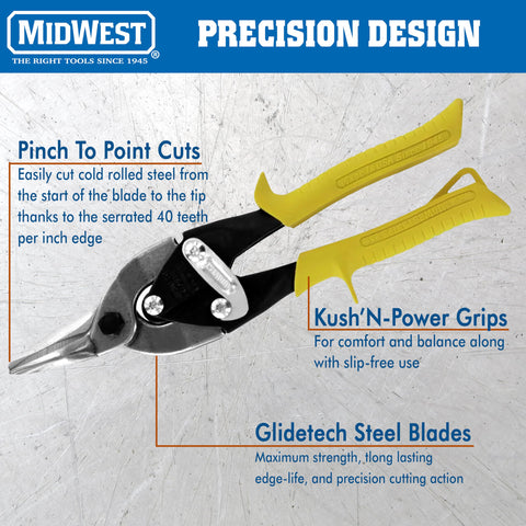 Midwest Snips Kush'N-Power grips provide slip-free comfort during long trimming sessions.