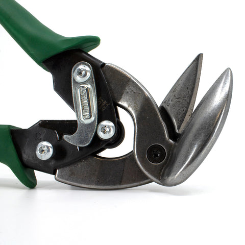 Midwest Snips MWT-6900R hardened steel edge for vinyl and aluminum.