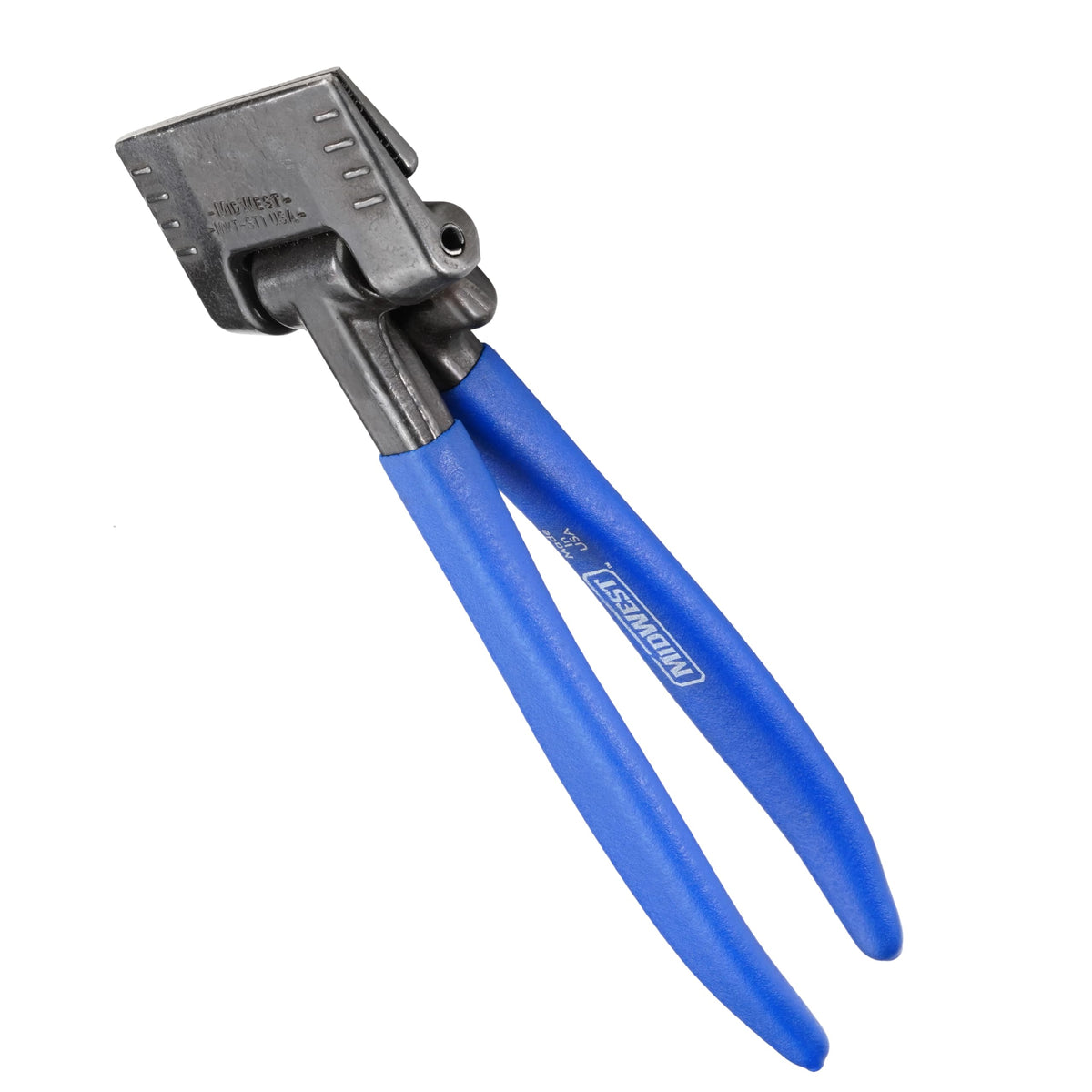 Midwest Snips MWT-ST1 seamer tong with straight handle for precise bends.