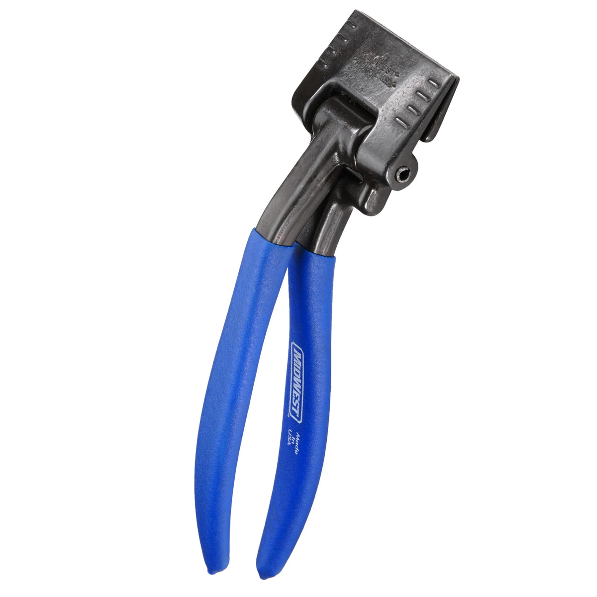 Midwest Snips Seamer Tong offset 3-inch throat for precise sheet metal bending.