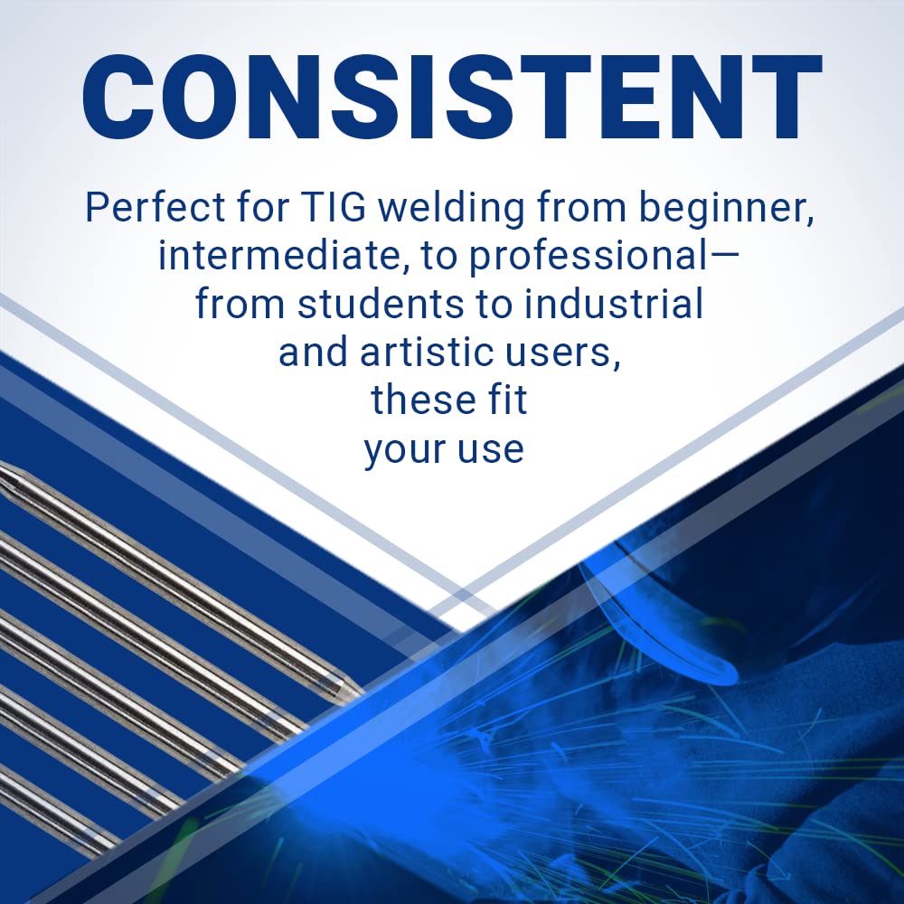 Midwest Tungsten Service rare-earth blend closeup emphasizes reliable welding performance