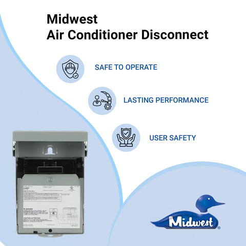 Midwest U065P zinc coated steel construction ensures durable outdoor performance