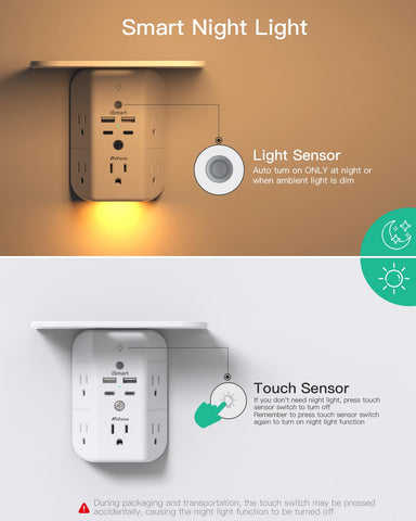 Mifaso night light on demonstrating soft ambient glow for safe night visibility