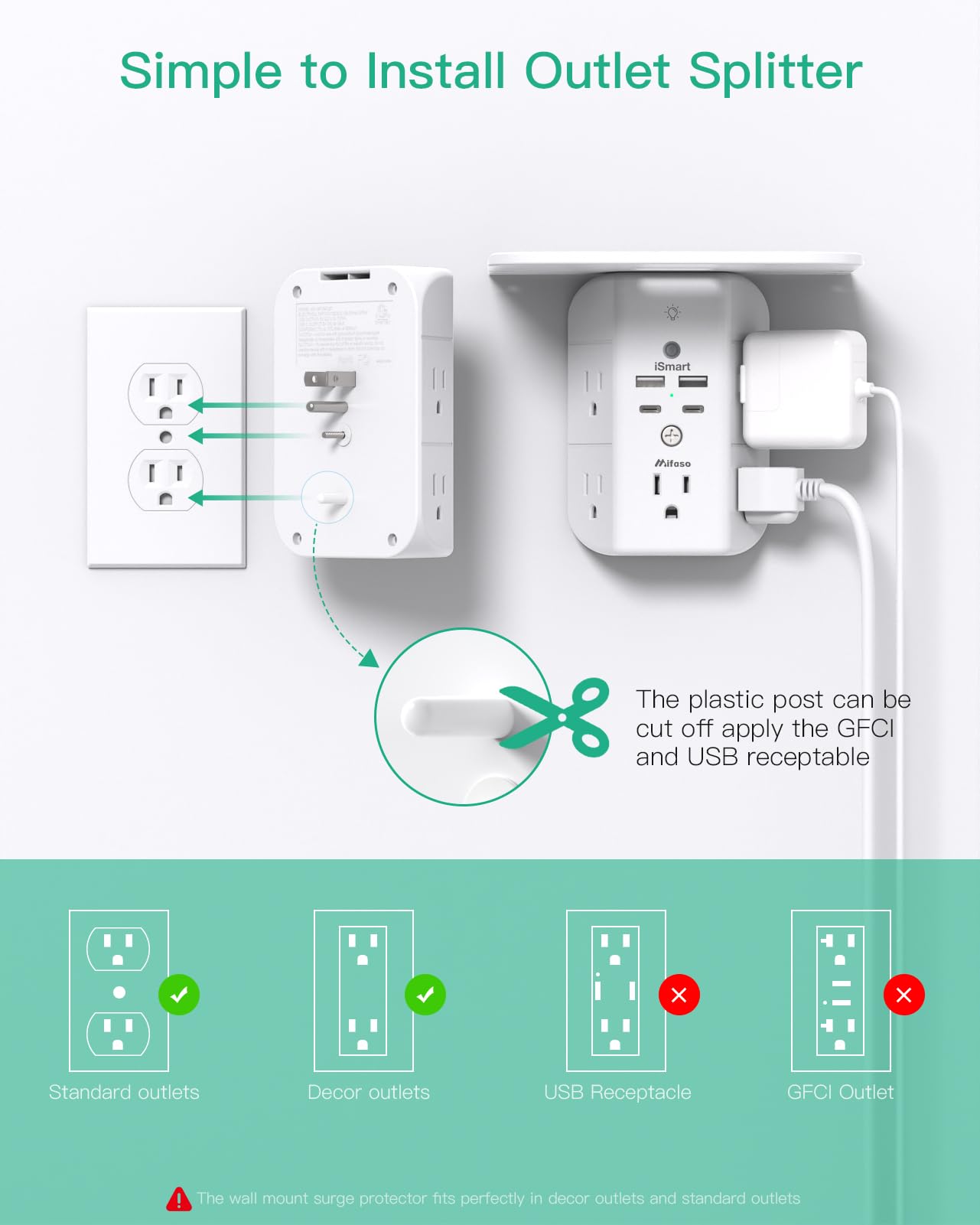 Mifaso shelf in use with phone and smartwatch illustrating space saving organization