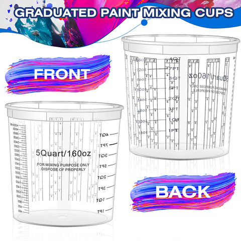 Mifoci large-capacity epoxy resin mixing cups for batch projects.