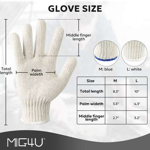 MIG4U washable reusable gloves save money and reduce waste.