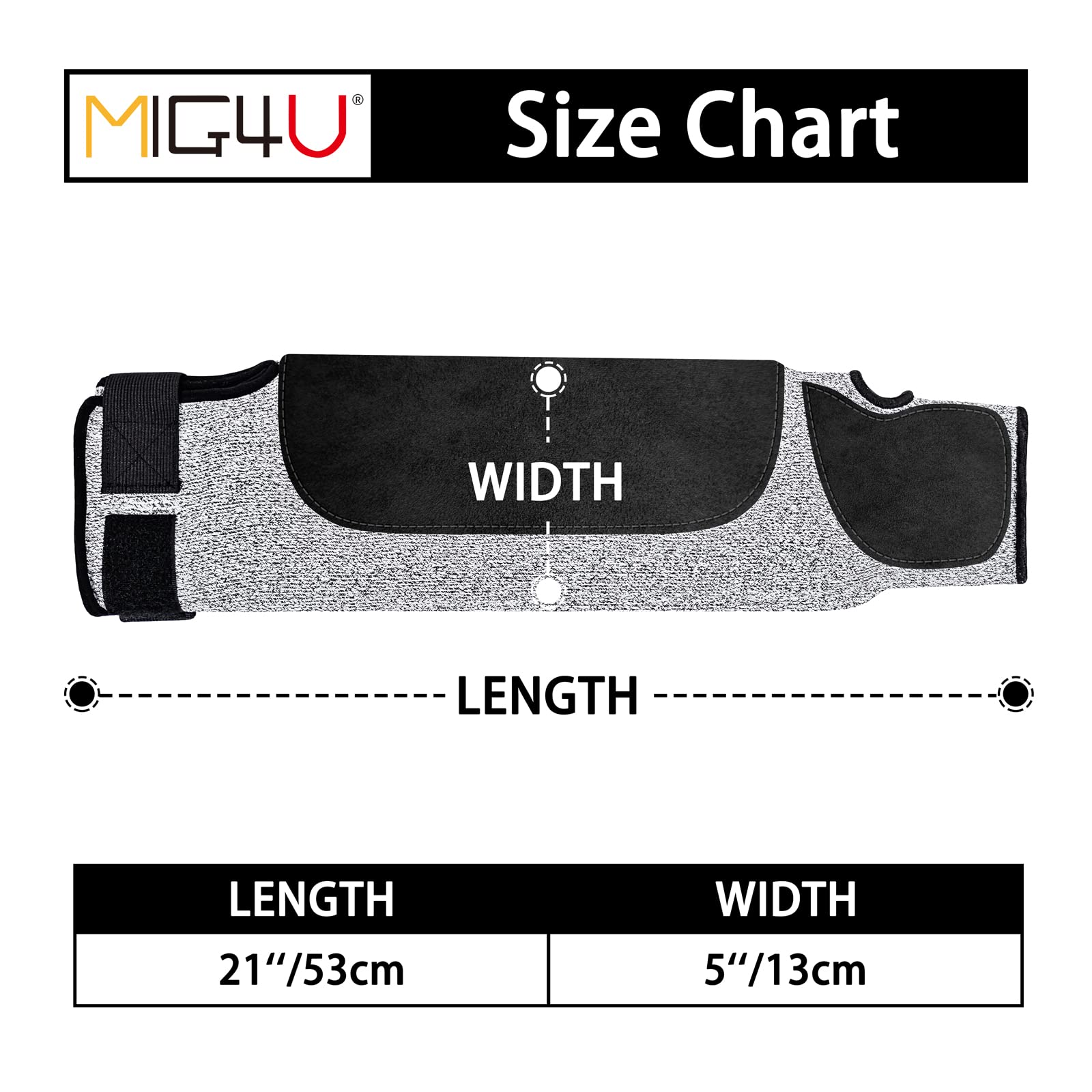 Mig4U yard-work sleeve protects forearms from scratches while pruning thorny plants.