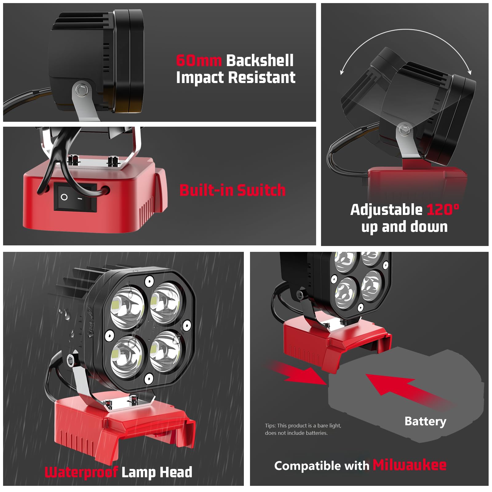 Mightrench aluminium back panel enhances heat dissipation during long sessions.