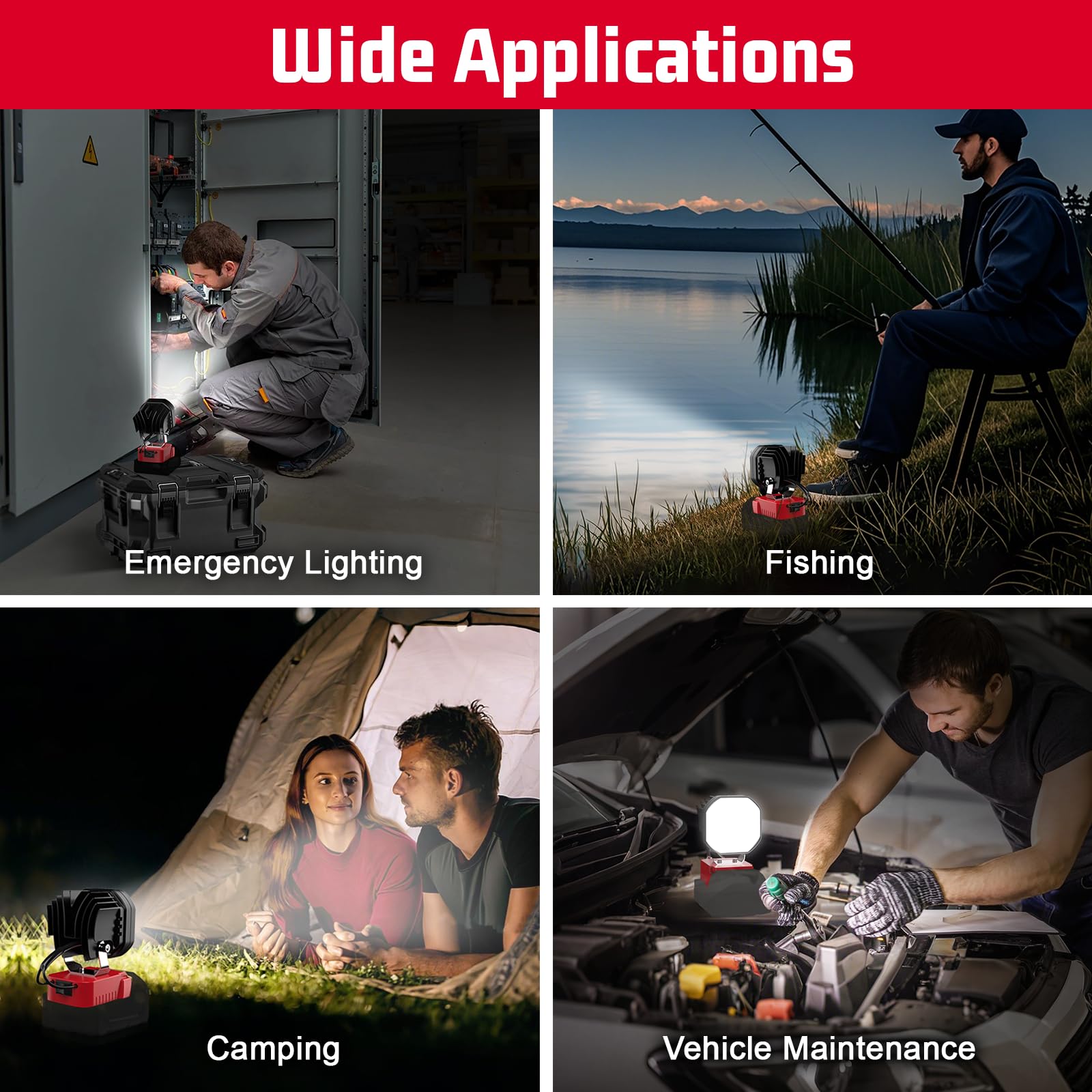 Mightrench light ideal for outdoor tasks and emergency lighting.