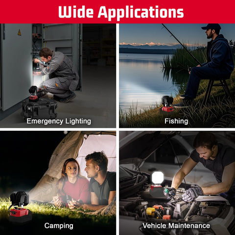 Mightrench light ideal for outdoor tasks and emergency lighting.
