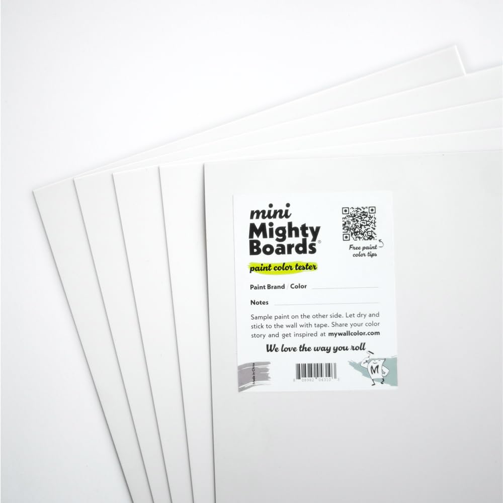 Mighty Boards Minis labeling feature supports organized color testing