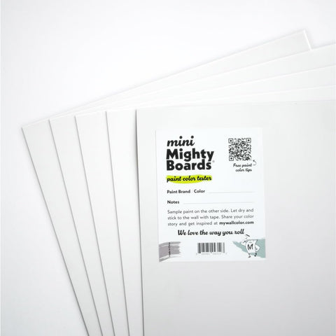 Mighty Boards Minis labeling feature supports organized color testing