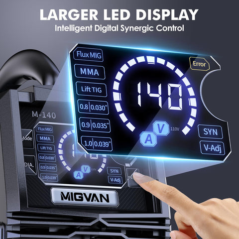 Migvan M-140 portable design, lightweight and easy to transport.