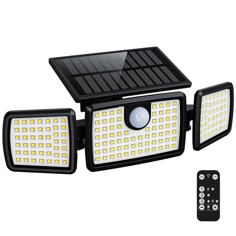 MIHANI deck solar lights front view offering wide outdoor illumination