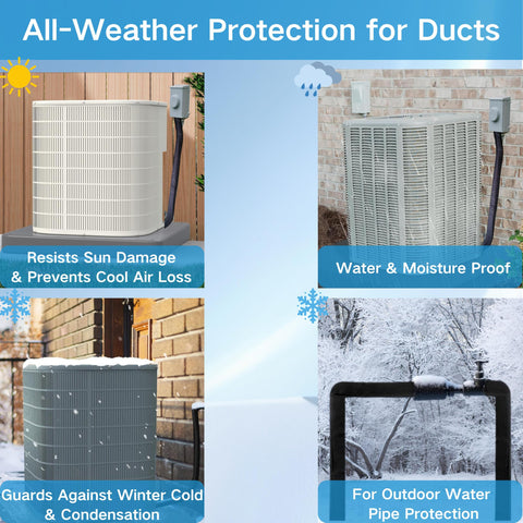 Miideayin four-layer pipe protection offering durable outdoor HVAC performance