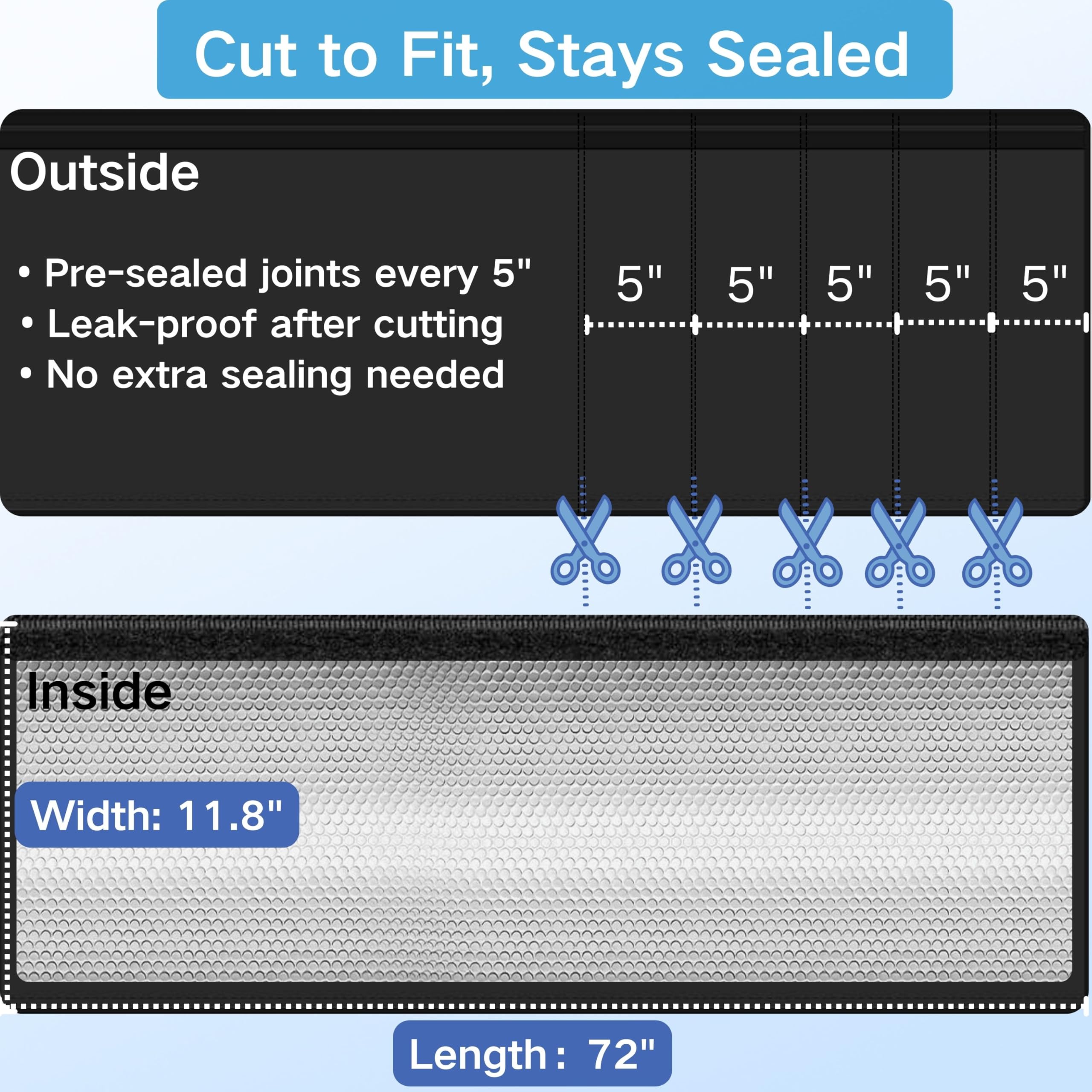 Miideayin waterproof insulation protecting exposed copper pipes from water damage