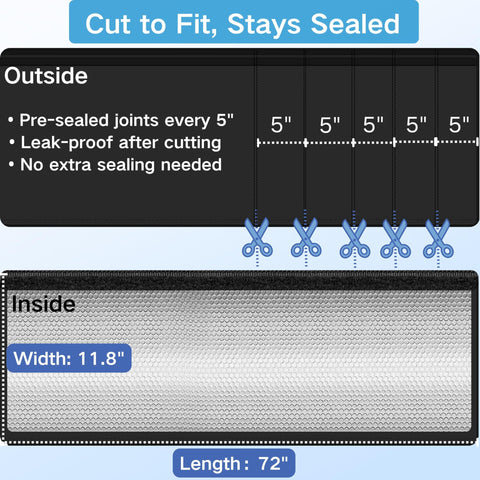 Miideayin waterproof insulation protecting exposed copper pipes from water damage