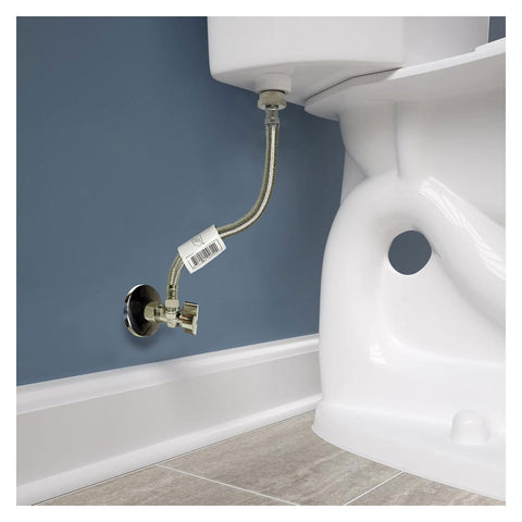 Miiflex escutcheon featuring blue protective film to protect finish during installation.