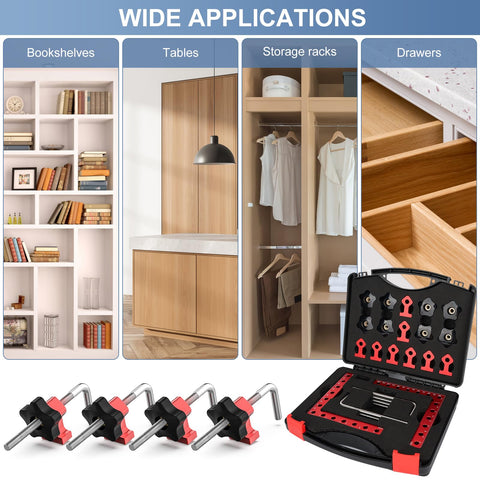 Mikego corner clamp set supports quick glue ups and square joints