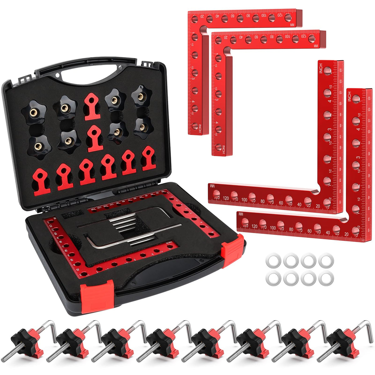 Mikego corner clamp 90-degree square for woodworking delivers precise joints