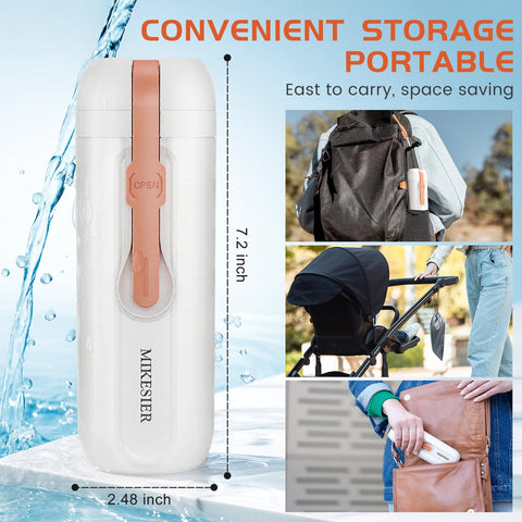 MIKESIER IPX6 waterproof design for safe use around water