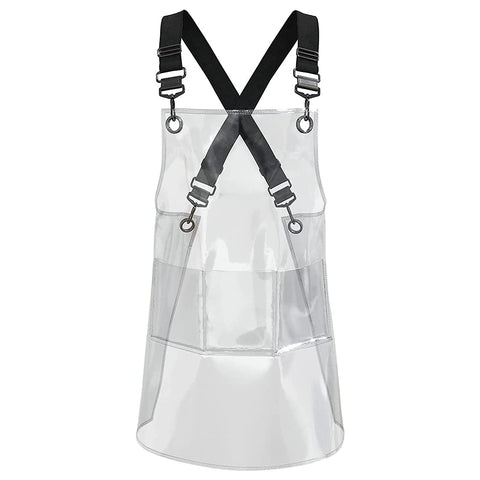 MIKI WELL cross-back apron with 3 pockets for organized tools and quick access