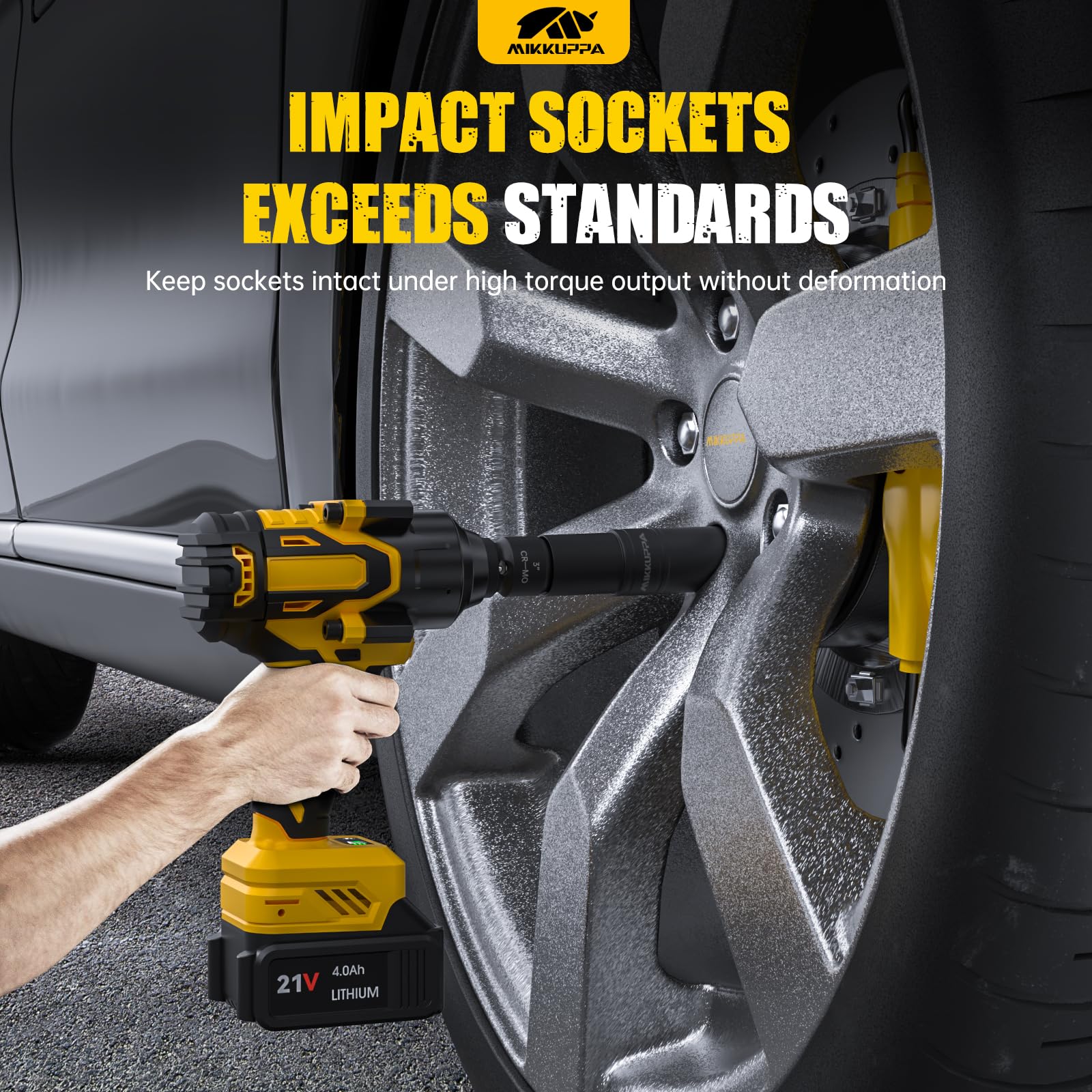 MIKKUPPA flip socket set in action with 1/2 inch drive tools