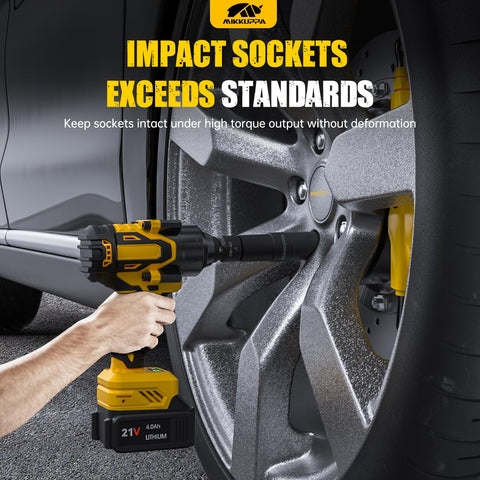 MIKKUPPA flip socket set in action with 1/2 inch drive tools