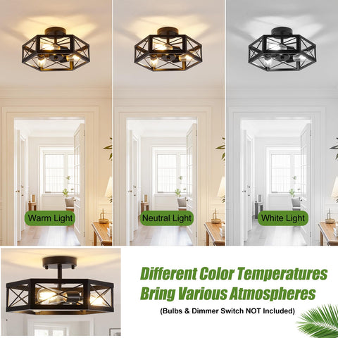 Mikniri bedroom and hallway fixture keeps hallways bright and inviting.