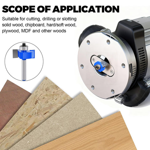 Mikniri compatible with handheld, desktop, and CNC routers for flexibility