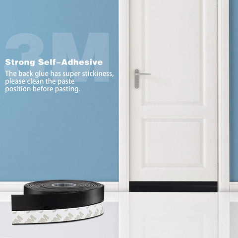 MIKOSI door bottom seal close-up highlights gap blocking capability.