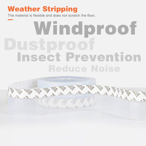 MIKOSI door weather strip applied to a frame for energy efficiency