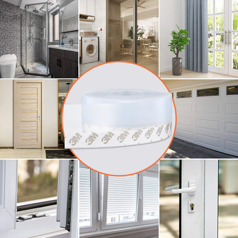 MIKOSI multi-room application – ideal for glass doors, wardrobes, and thresholds.