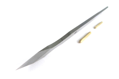 Mikov marking knife kit with brass pins for attaching wood scales