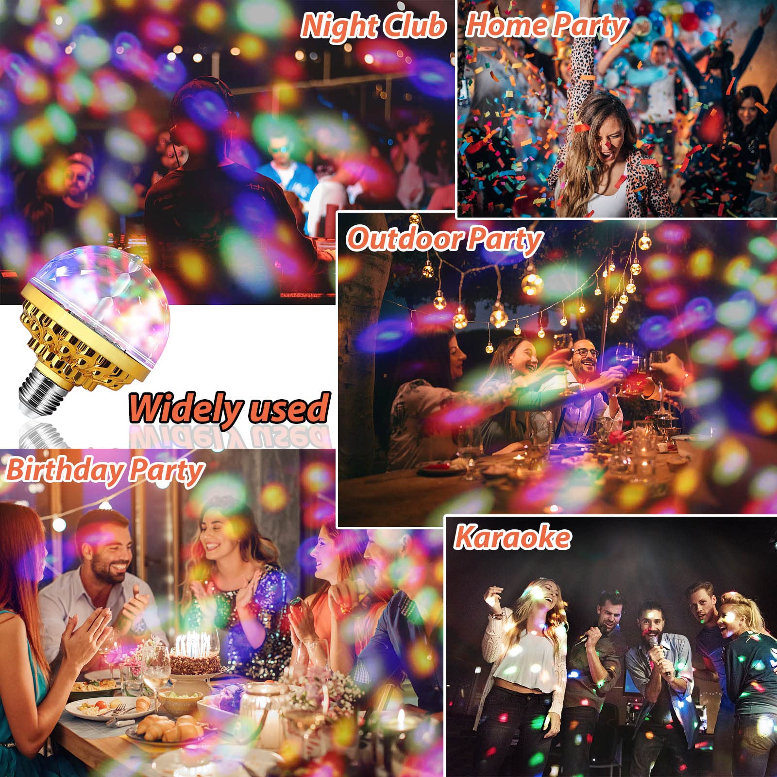 MIKWOAB energy-efficient LED design lowers power use during celebrations.