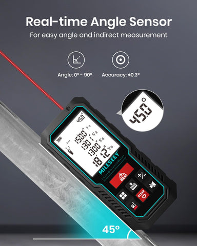 MiLESEEY auto-level feature simplifies horizontal and height calculations