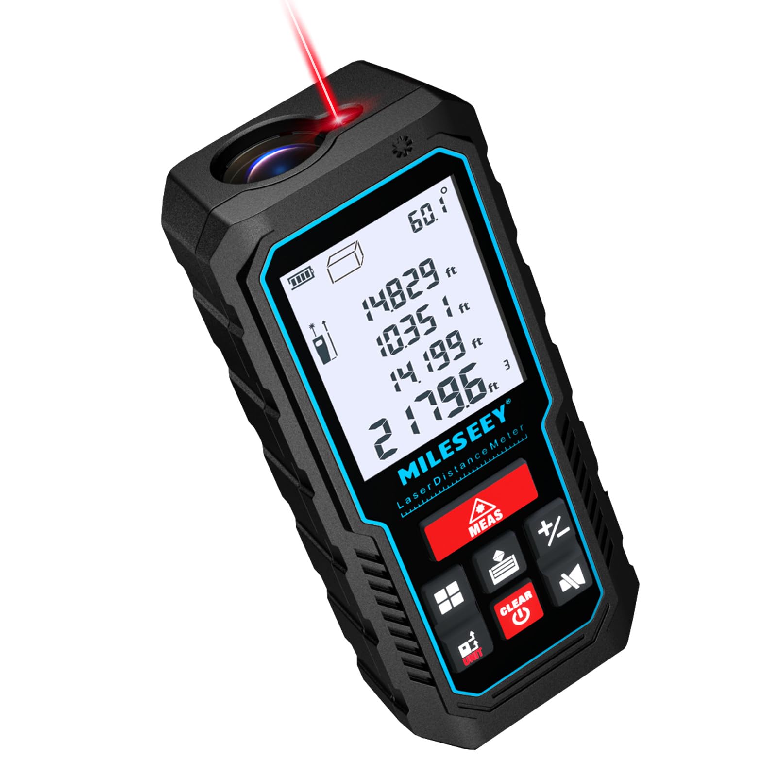 MiLESEEY laser measure 393ft for fast long-range distance checks