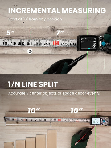 MiLESEEY XTAPE1 live angle display measures included angles.