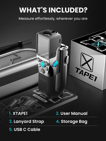 MiLESEEY XTAPE1 laser covers long-range measurements up to 330 ft.