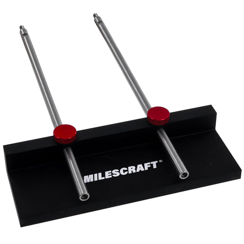 Milescraft DrillFence 1349 edge guide attachment for precise spacing from board edge.