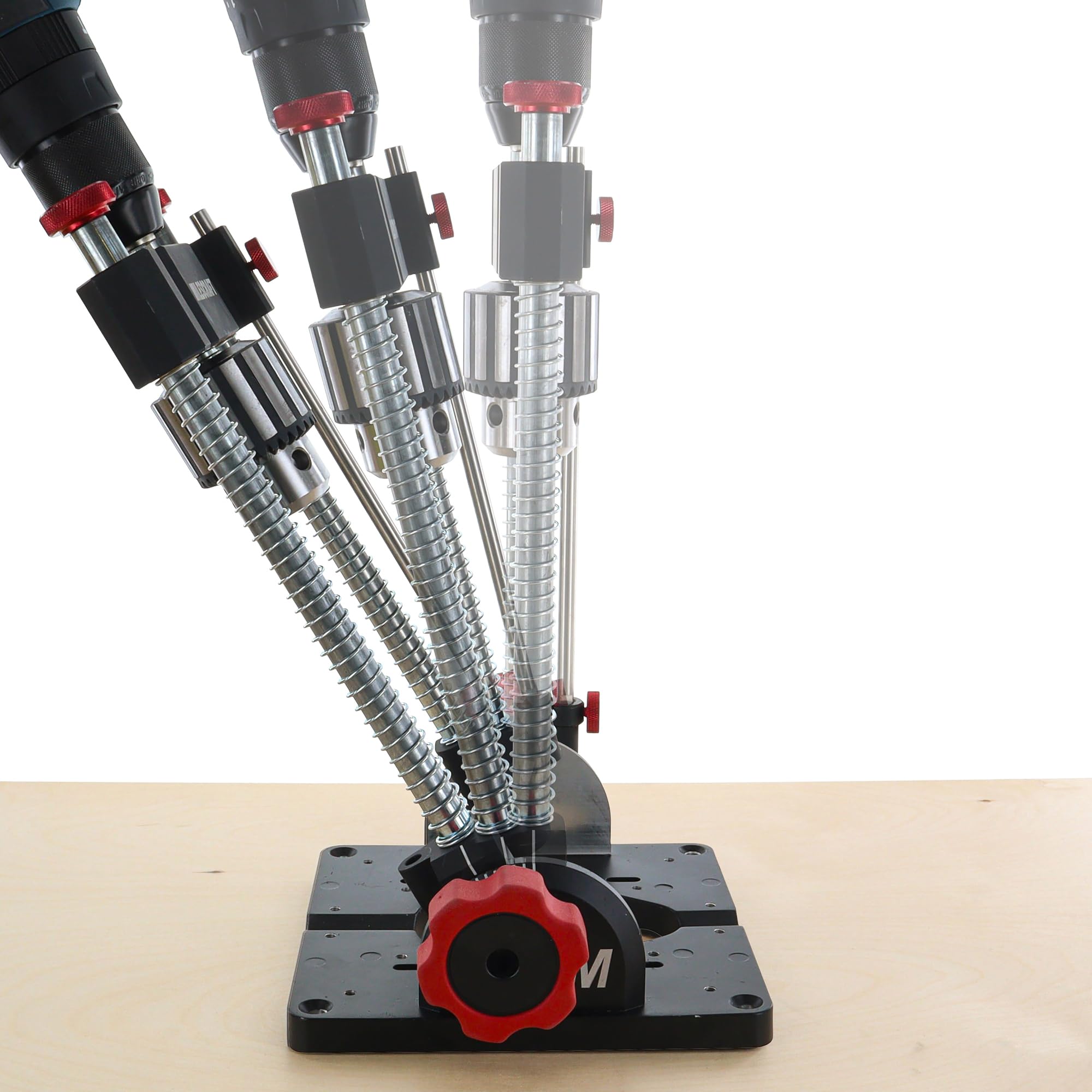 Milescraft DrillMatePro dual springs improve balance and control while drilling
