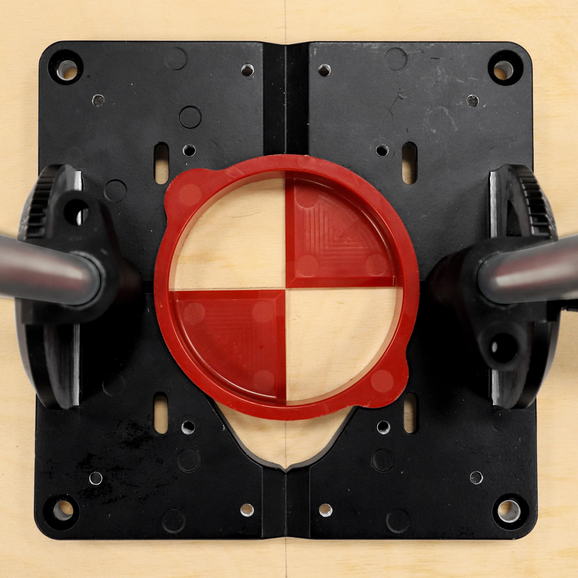Milescraft DrillMatePro non-slip base pads protect your workpiece