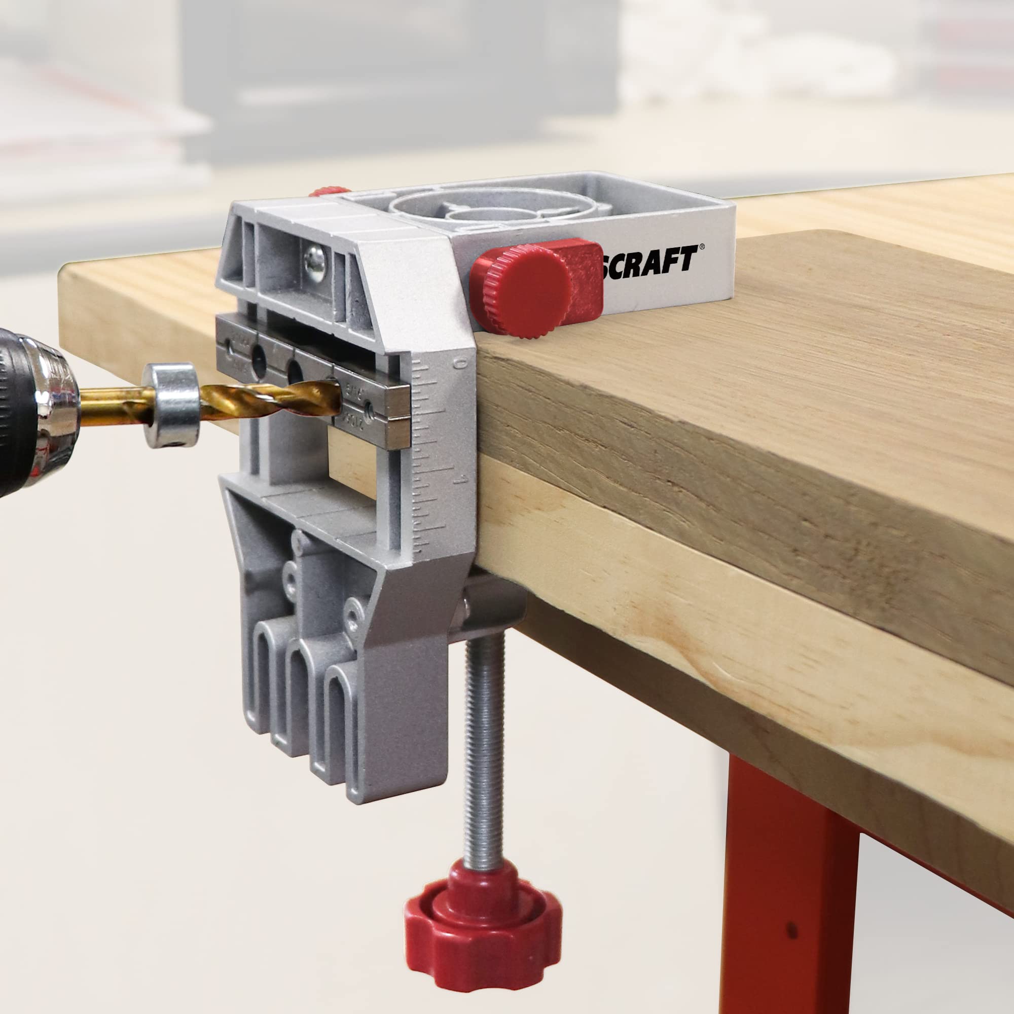 Milescraft Joint Master corner joint enables strong corner connections with controlled dowel placement.